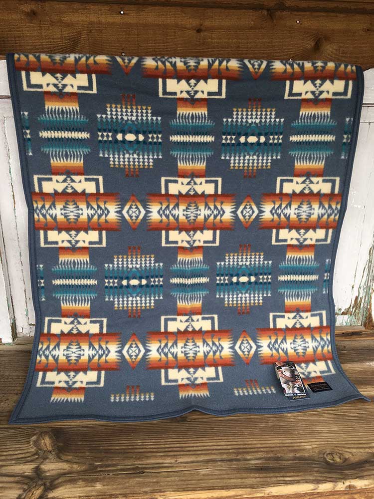 Slate Chief Joseph Muchacho Crib Baby Blanket by Pendleton, Slate