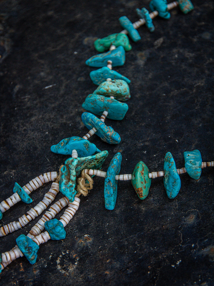 Hershi Turquoise Widow Wrap Neckalce – The Jewelry Lady